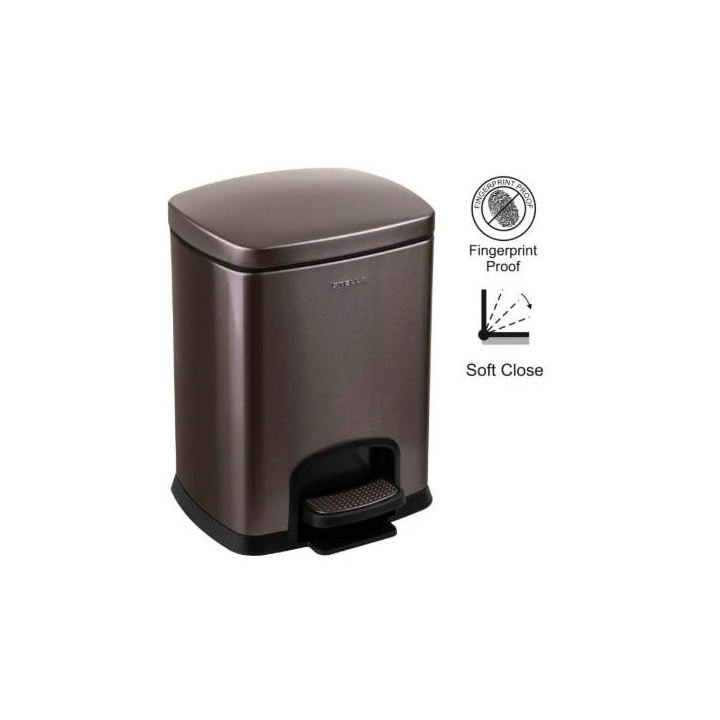 Pojemnik na odpadki 5L STELLA PREMIUM grafit metalik 20.20305-B