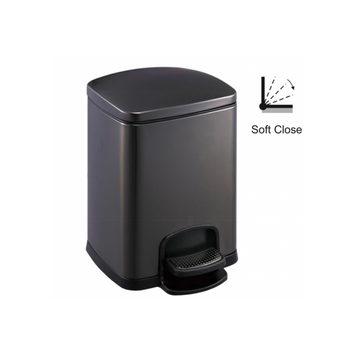 Pojemnik na odpadki 20L STELLA PREMIUM czarny mat 20.20320-MB