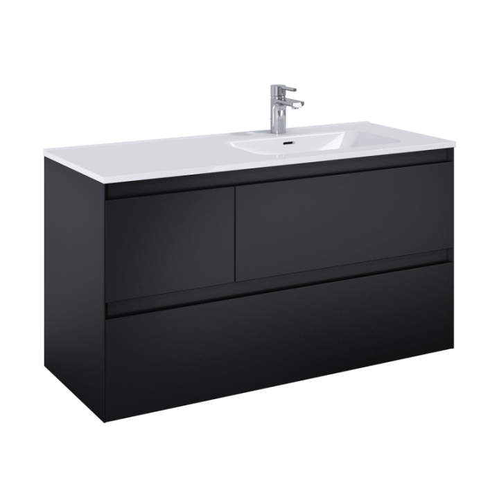 SZAFKA ELITA SPLIT 120 3S P BLACK MATT 168179