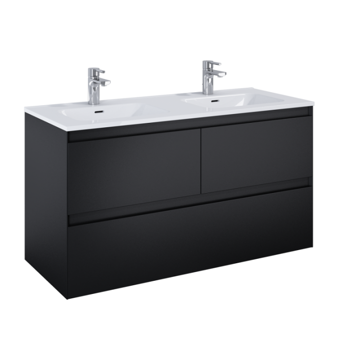 SZAFKA ELITA SPLIT 120 3S BLACK MATT 168183
