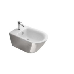 Bidet podwieszany CATALANO ZERO 55x35 Biało-Srebrny 1BS55NRBA