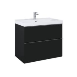 Szafka podumywalkowa ELITA LOOK 80 2S 80x63.5x44.9 cm BLACK MATT 168106