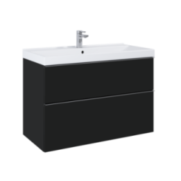 Szafka podumywalkowa ELITA LOOK 100 2S 100x63.5x44.9 cm BLACK MATT 168107