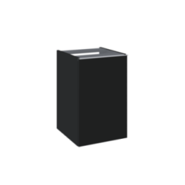 Komoda z koszem cargo ELITA LOOK 40x63.5x44.9 cm black matt 168113
