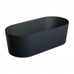 Wanna wolnostojąca Omnires Ovo 160 x 75 cm black lava OVOWWBLV