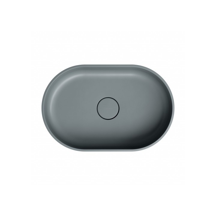 Umywalka nablatowa Omnires Ovo M+ 55x36cm ash grey OVOUNAG