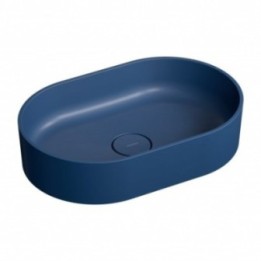 Umywalka nablatowa Omnires Ovo M+ 55x36cm midnight blue OVOUNMB