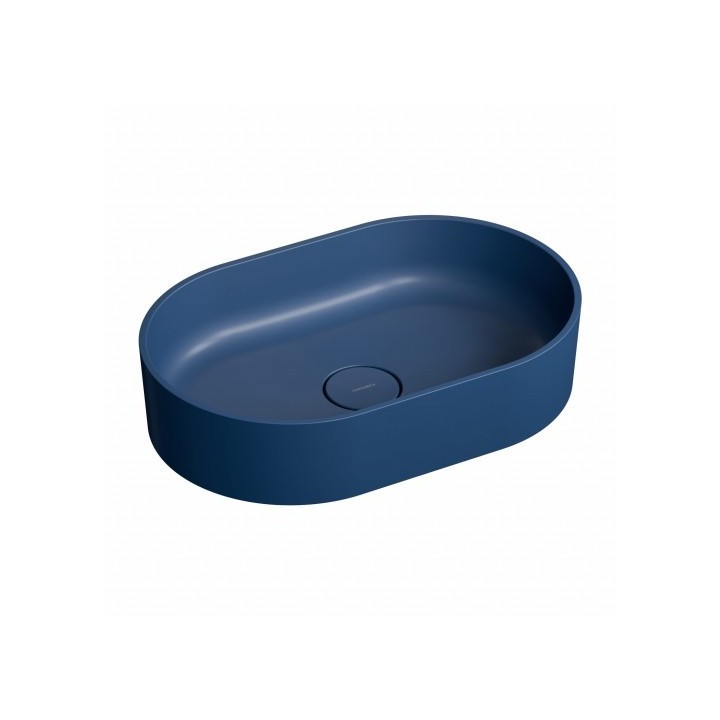 Umywalka nablatowa Omnires Ovo M+ 55x36cm midnight blue OVOUNMB