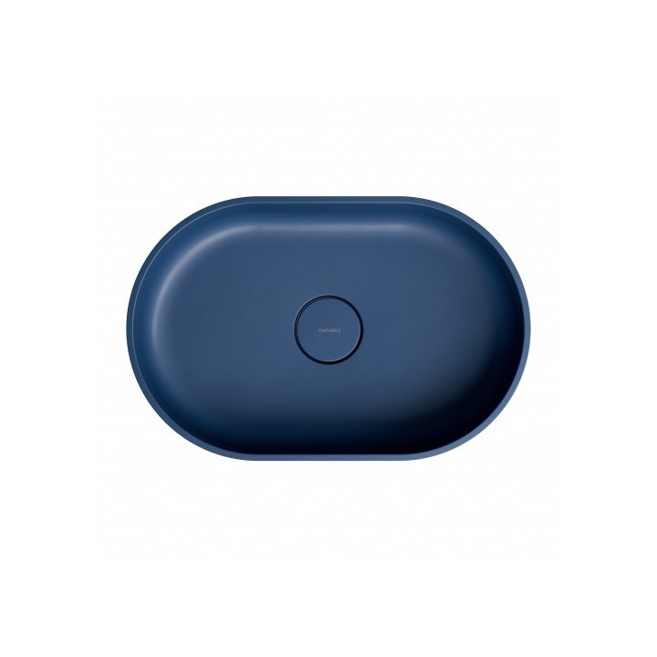 Umywalka nablatowa Omnires Ovo M+ 55x36cm midnight blue OVOUNMB