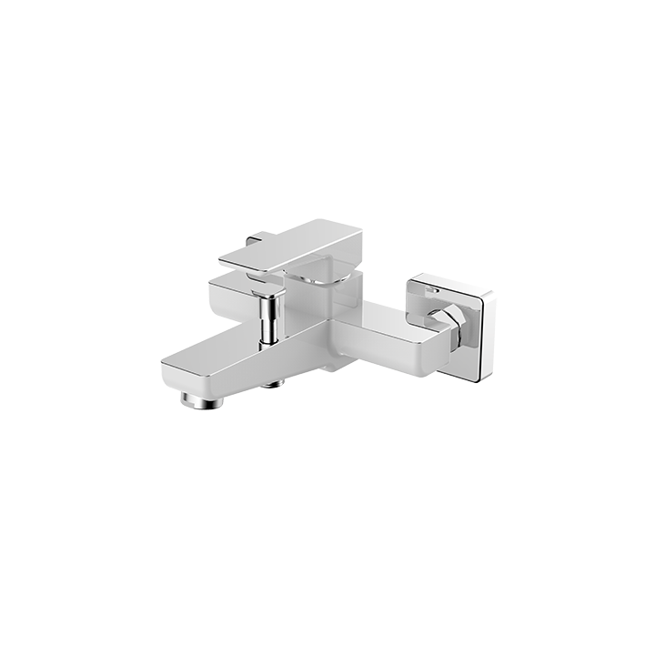 Bateria wannowa Omnires Parma chrom/biały PM7430CRB