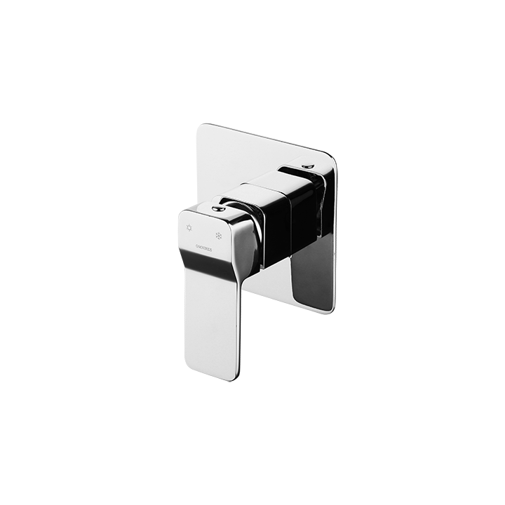 Bateria podtynkowa prysznicowa Omnires Slide chrom SL7745CR