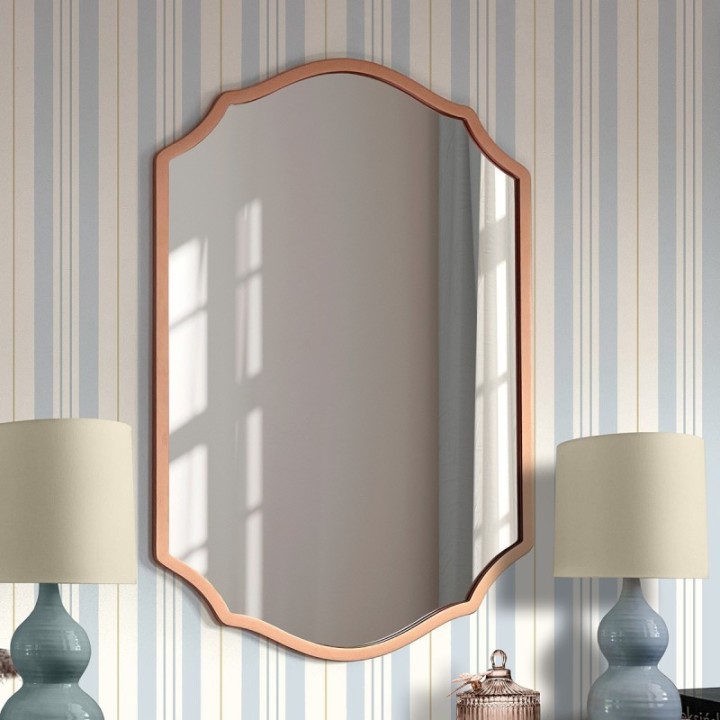 LUSTRO GIERADESIGN GRAND AMIS 50X80CM MIEDZIANE GRA/A/C/50x80