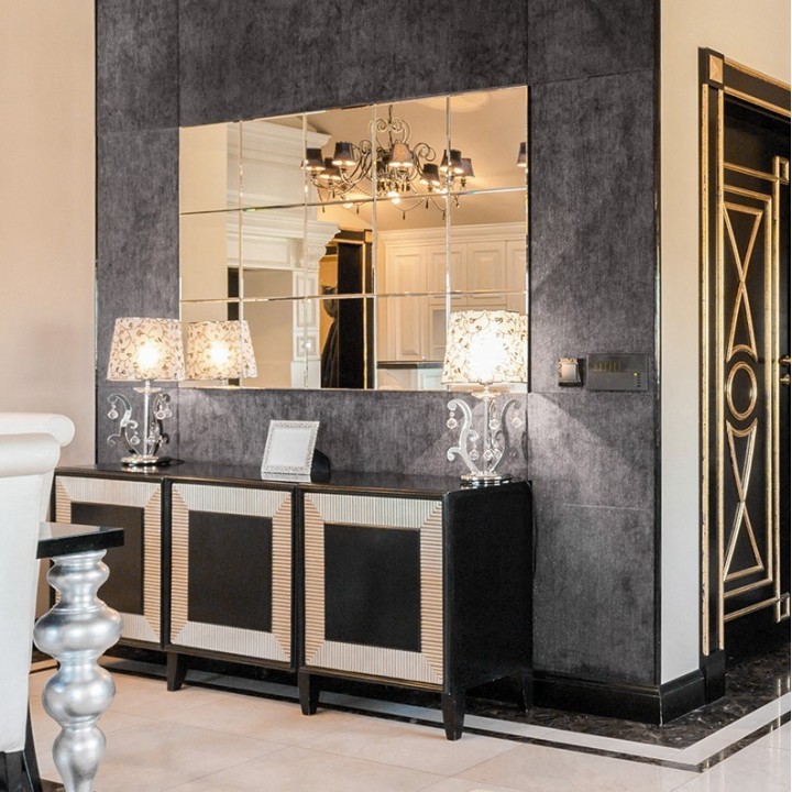LUSTRO GIERADESIGN MIRA 90X90CM PODKŁAD BIAŁY MIR/PW/90x90