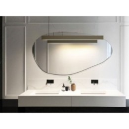 LUSTRO GIERADESIGN PLAMA NO.1 53X100CM O ORGANICZNYM KSZTAŁCIE PLA/1/53x100