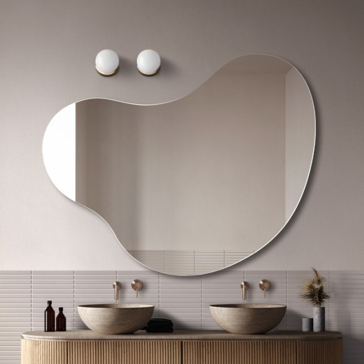LUSTRO GIERADESIGN PLAMA NO.5 100X81CM PLA/5/100x81