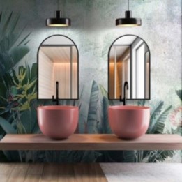 LUSTRO PORTAL CZARNE 70x110cm GieraDesign POR/SL/B/70x110