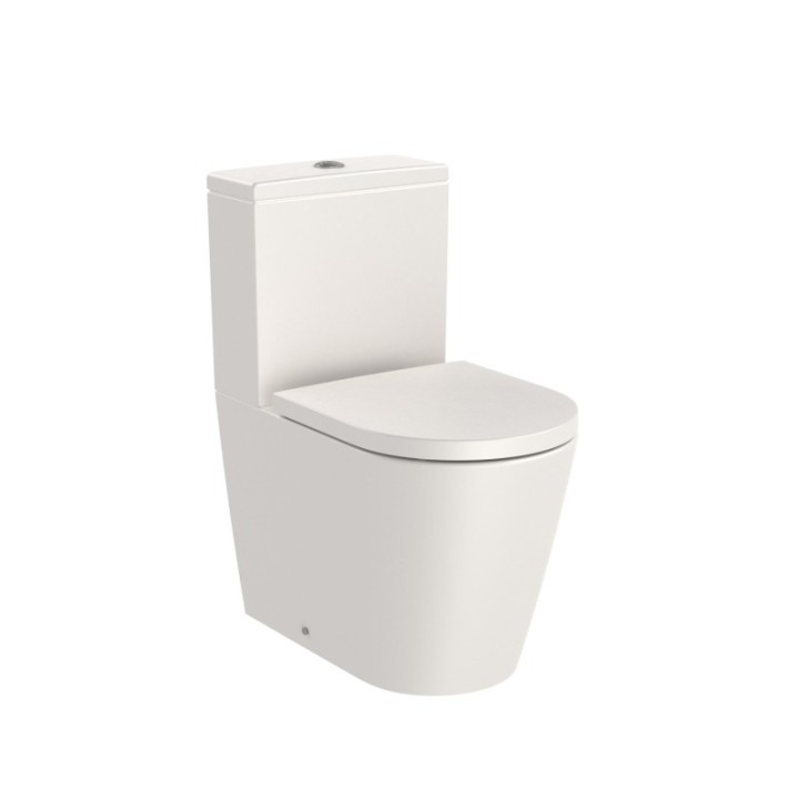 Miska WC ROCA INSPIRA ROUND do kompaktu Rimless o/podwójny 600mm beżowy A342529650