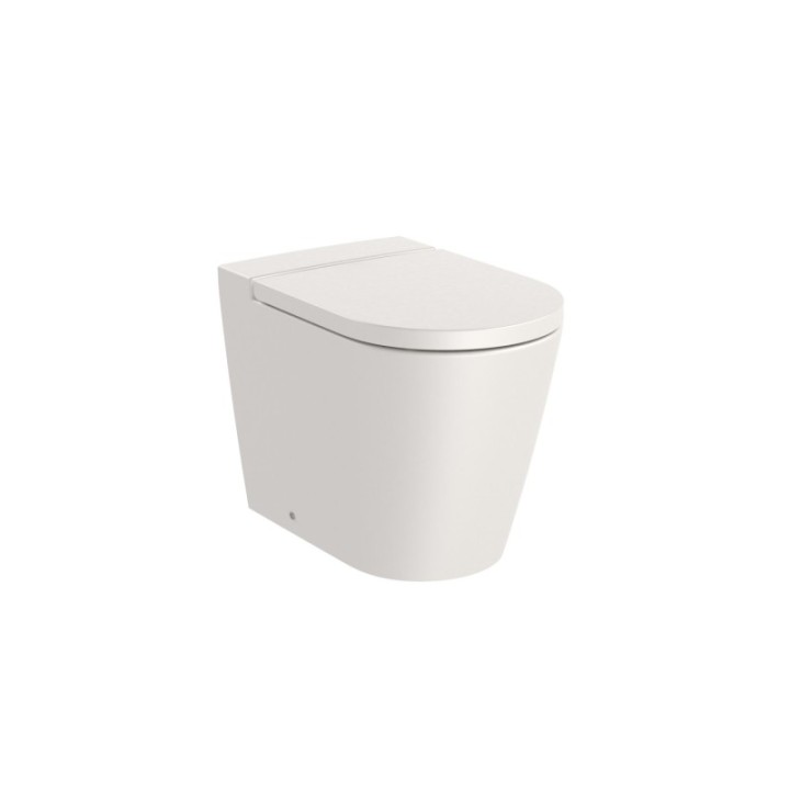 Miska WC ROCA INSPIRA ROUND stojąca Rimless 560x370mm beżowy A347526650