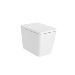 Miska WC ROCA INSPIRA SQUARE stojąca Rimless 560x370mm biały mat A347537620