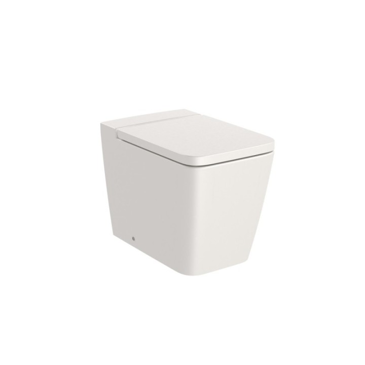 Miska WC ROCA INSPIRA SQUARE stojąca Rimless 560x370mm beżowy A347537650