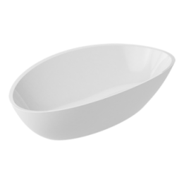 Umywalka nablatowa 60x36 cm Omnires Barcelona biały połysk BARCELONABP
