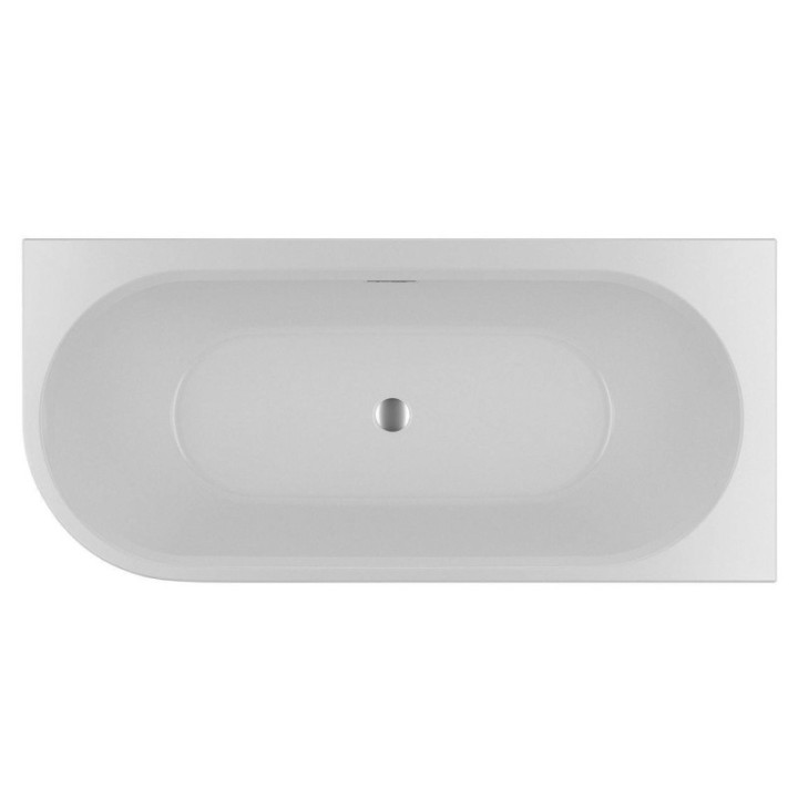 Wanna LED 184x84 cm RIHO DESIRE VELVET prawa biały mat B087002105