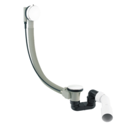 Syfon wannowy z automatycznym korkiem Omnires TK104-PLUS-3.43+64-SBL