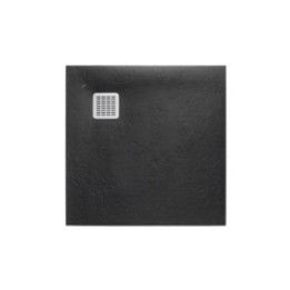Brodzik kompozytowy ROCA TERRAN STONEX® 1000x1000mm czarny AP1033E83E801400