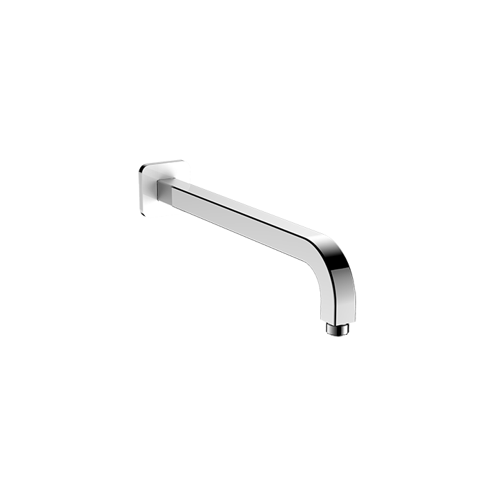 Ramię ścienne do deszczownicy 35 cm Omnires chrom/biały RA15CRB