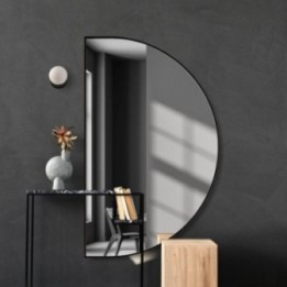 LUSTRO GIERADESIGN PORTAL WIDE 80x50CM SZEROKIE, CZARNE PRW/B/80x50