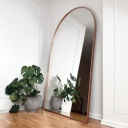 LUSTRO STOJĄCE GIERADESIGN PORTAL 80X170CM MIEDZIANE Z ŁUKIEM POR/ST/M/80x170