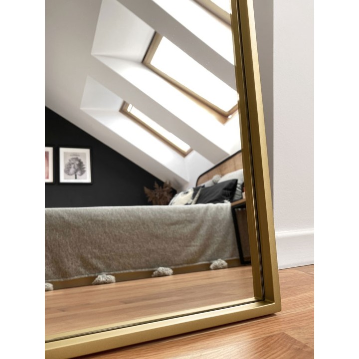 LUSTRO STOJĄCE GIERADESIGN PORTAL 60X150CM ZŁOTE Z ŁUKIEM POR/ST/G/60x150