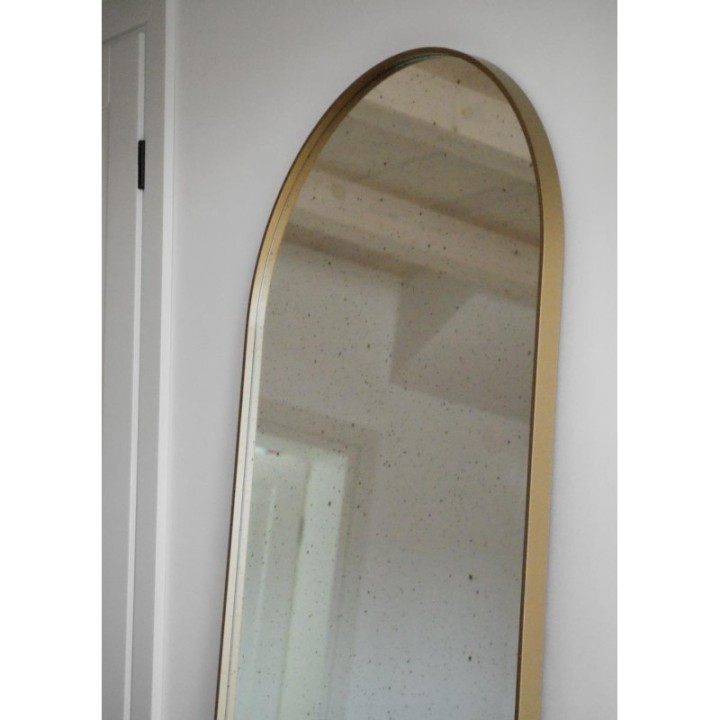 LUSTRO STOJĄCE GIERADESIGN PORTAL VINTAGE 80X170CM ZŁOTE Z ŁUKIEM POR/ST/VIN/G/80x170