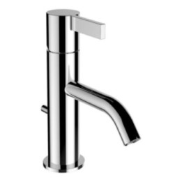 Bateria umywalkowa Kartell by Laufen jednouchwytowa wylewka 115 mm z korkiem chrom H3113310041011