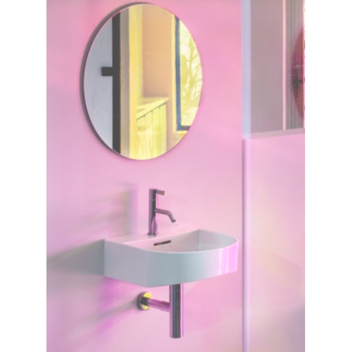 Bateria umywalkowa Kartell by Laufen jednouchwytowa wylewka 115 mm bez korka chrom H3113310041001