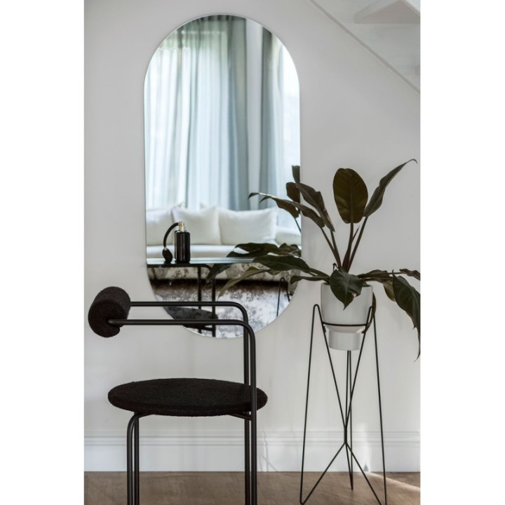 LUSTRO GIERADESIGN NOVI CORROSI 60x125CM OWALNE Z KOLOROWĄ WSTAWKĄ NOV/COR/60x125