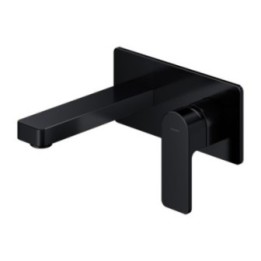 Bateria umywalkowa podtynkowa OMNIRES BARETTI czarny mat BA7815BL