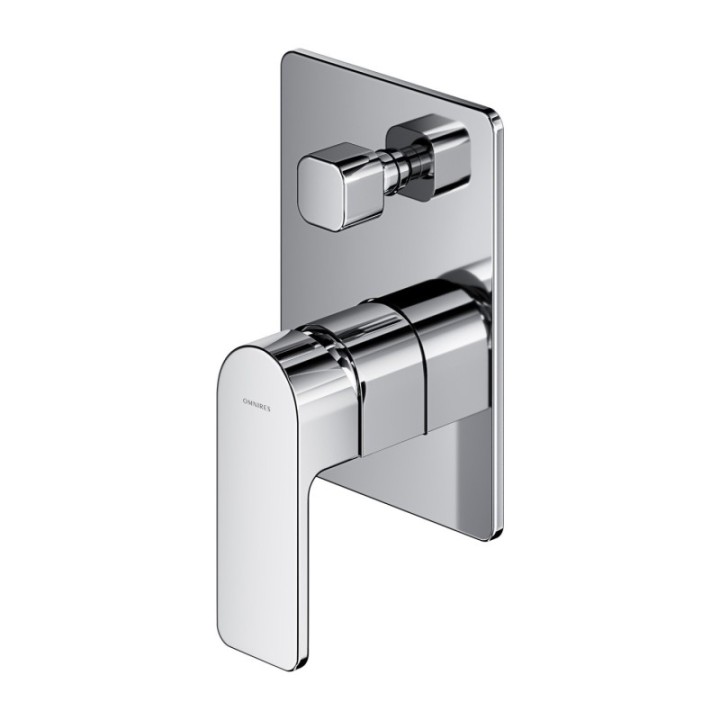 Bateria prysznicowa podtynkowa OMNIRES BARETTI chrom BA7835CR