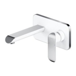 Bateria umywalkowa podtynkowa OMNIRES SACRAMENTO chrom/biały SC2315CRB