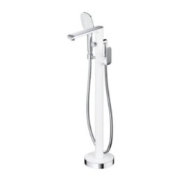 Bateria wannowa wolnostojąca OMNIRES SACRAMENTO chrom/biały SC2333XCRB
