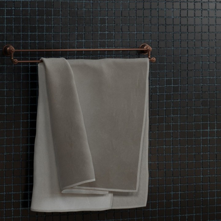 Wieszak na ręcznik 65 cm OMNIRES ART LINE miedź antyczna AL53226ORB
