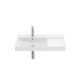 Umywalka ścienna 80x46x16 cm ROCA ONA lewa supraglaze A327689S00