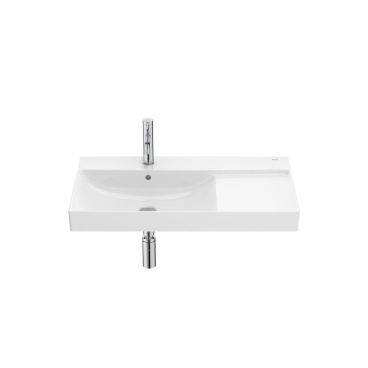 Umywalka ścienna 80x46x16 cm ROCA ONA lewa supraglaze A327689S00