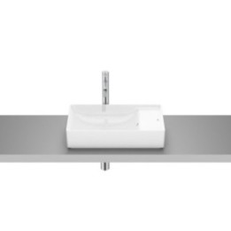 Umywalka nablatowa 55x34,5x12,5 cm ROCA ONA SQUARE biała A32768C000