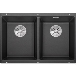 Komora podwieszana BLANCO SUBLINE 350/350-U SILGRANIT ANTRACYT, 523574