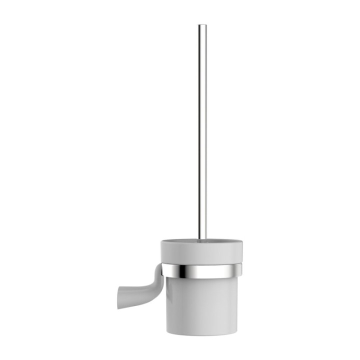 Szczotka toaletowa OMNIRES SACO chrom/biały SA54620CRB