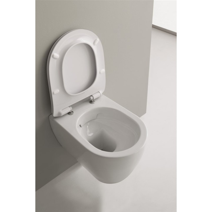 Miska WC podwieszana 50,5x36 cm SCARABEO MOON antyczny róż 5520/CL54