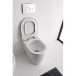 Miska WC stojąca 54,5x36 cm SCARABEO MOON biała 5522/CL