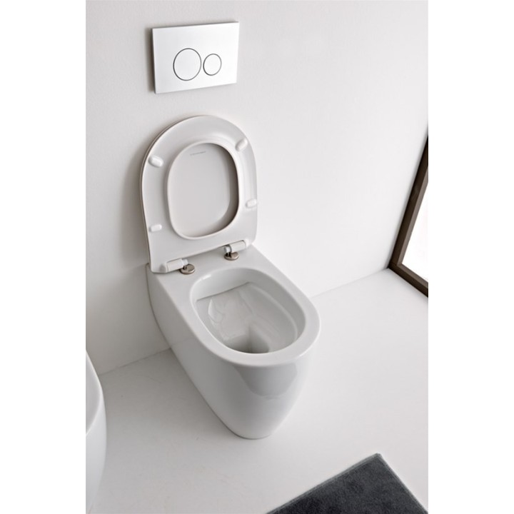 Miska WC stojąca 54,5x36 cm SCARABEO MOON piaskowa 5522/CL52