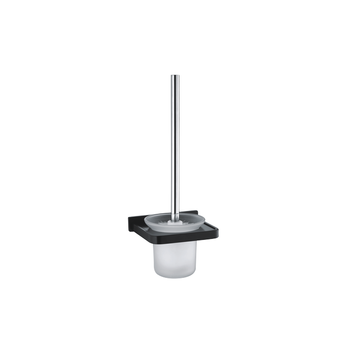 Szczotka WC wisząca Omnires Darling czarny DA70620BL